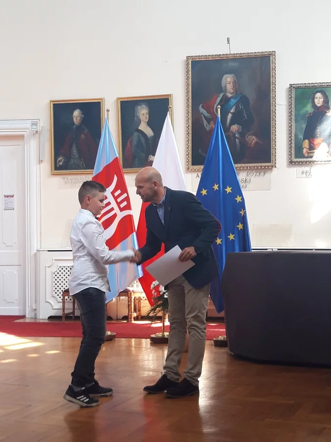 Wręczenie nagród - Gminny Konkurs Matematyczny