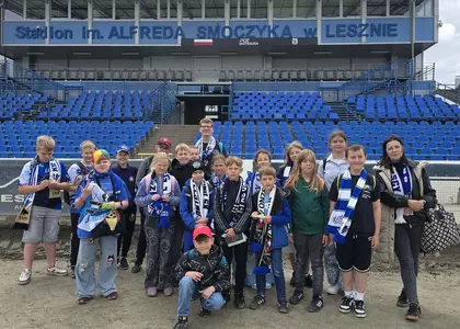 Na stadionie żużlowym