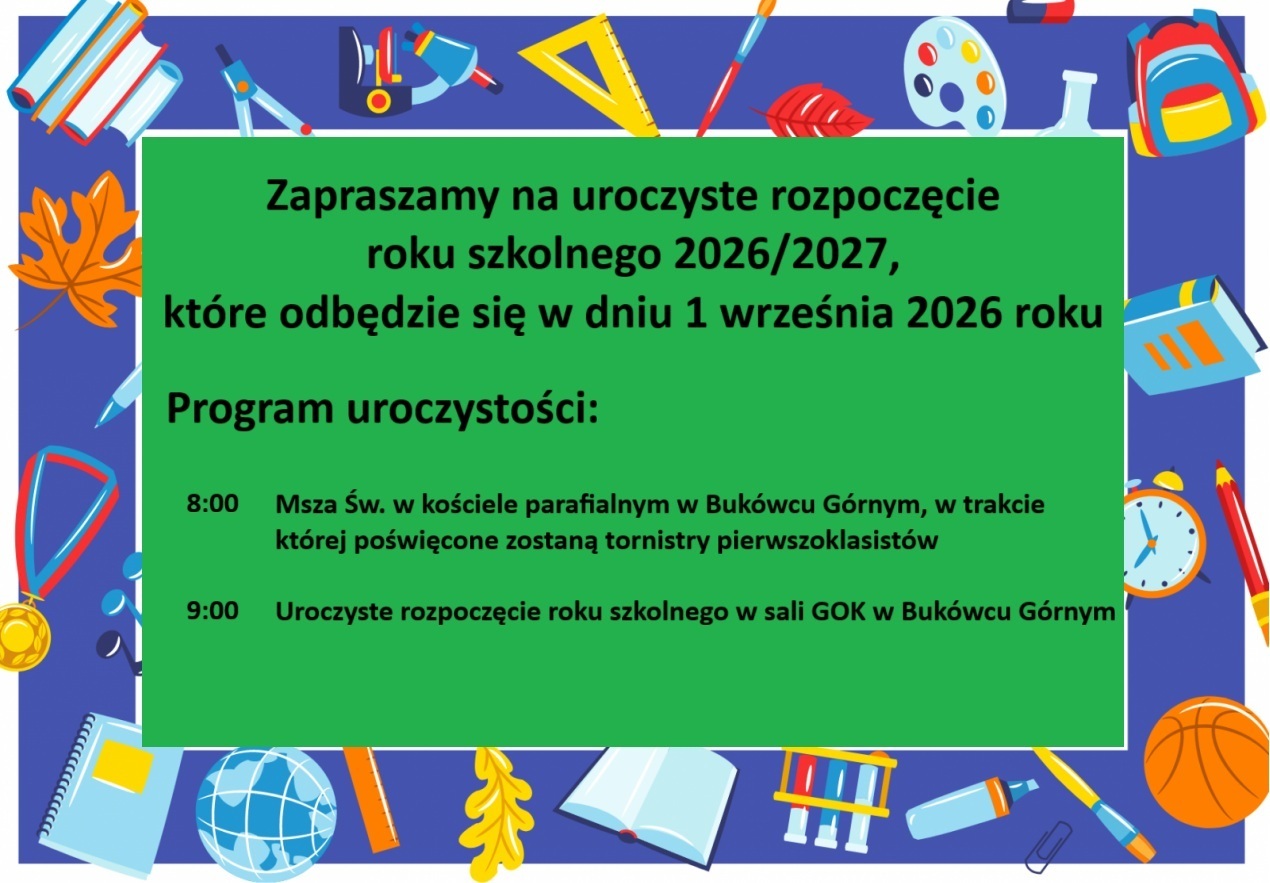 Uroczyste rozpoczęcie roku szkolnego 2026/2027